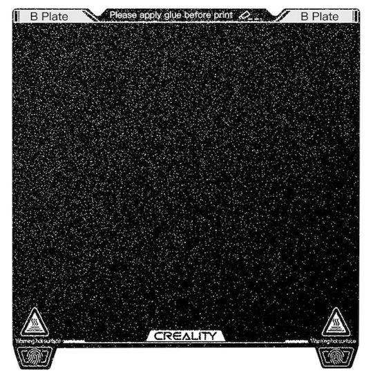 Creality3D Build Plate 315×310 Textured Pei K1 Max V3 Plus Zubehör für 3D-Drucker