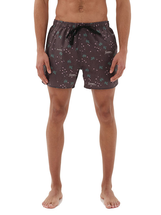 Emerson Men's Swimwear Shorts Black with Patter...