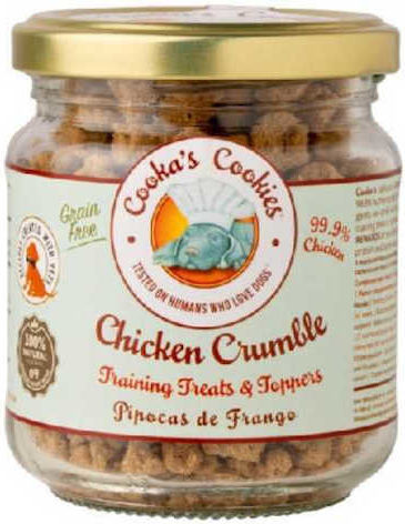 Cooka's Cookies Topper Chicken Crumble Dog & Cat Dietary Supplement Chicken 80g