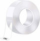 Siks Double-sided Adhesive Tape Reusable After Washing Transparent 2cm X 4.5m