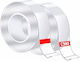 Siks Double-sided Adhesive Tape Insulating Waterproof Reusable Nano Technology 10 Meters Transparent