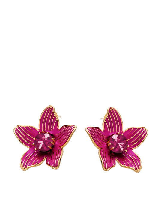 Cercei Floret Fuchsia Aurii