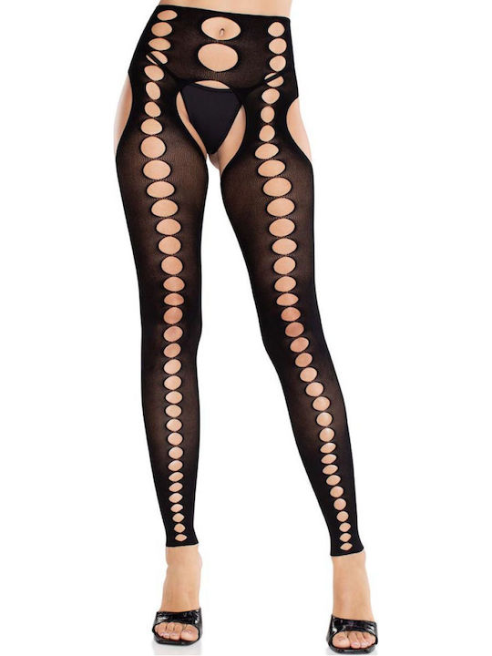 Leg Avenue Șosete Sexy Opaque Negre