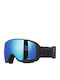 Sweet Protection Μάσκα Σκι & Snowboard Ενηλίκων Μαύρη με Φακό σε Μαύρο Χρώμα