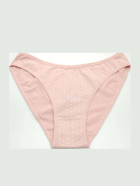 Topaki Cotton Women's Briefs Pink