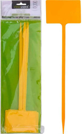 Plant Labels Set of 5 Plastic 9x6x35cm