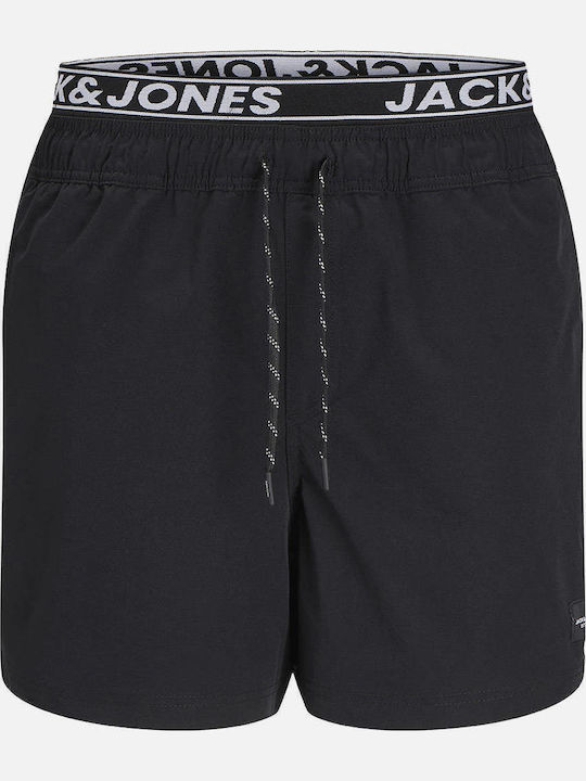 Jack & Jones Παιδικό Μαγιό Βερμούδα / Σορτς Black