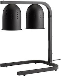 Pod de Încălzire Electric Negru 250W cu 2 Lămpi APS Germania