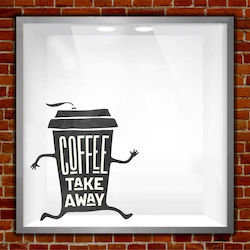 Стикер Coffee Take Away 50x45см