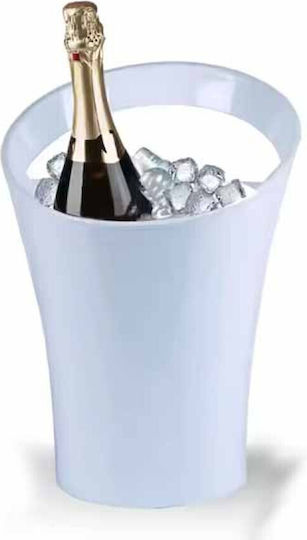 Plastic White Champagne Bucket 21cm X 29cm 4L