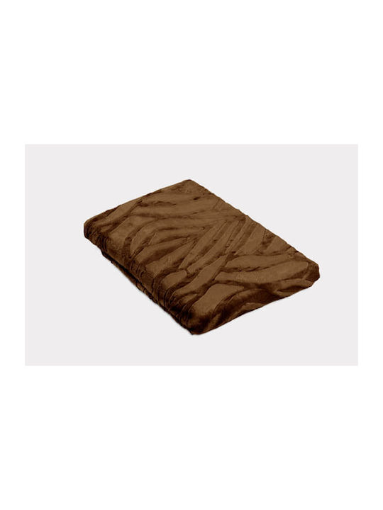 Matex Sawanna Blanket Single 150x200cm Brown