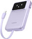 Ugreen Uno Power Bank 10000mAh 30W με Θύρα USB-A και Θύρα USB-C Power Delivery Μωβ