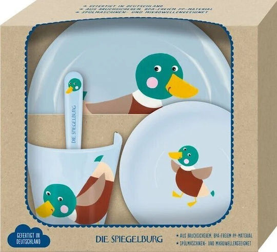 Die Spiegelburg Feeding Set Duck Made of Plastic 3 Pieces