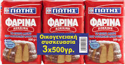 Γιώτης Φαρίνα Κόκκινη 500gr 3τεμ