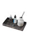 Navaris Marmor Schmuckablage 23,5 x 12,5 x 2,6 cm Braun