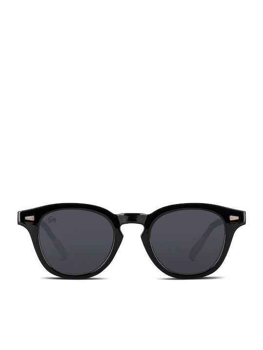 Twig Bauman Unisex Sonnenbrille mit Schwarz Kun...