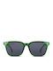 Smooder Unisex Sonnenbrille mit Grün Kunststoff Gestell und Grün Linse X032