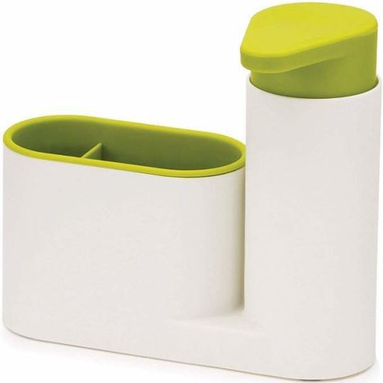Spender Küche Kunststoff mit Schwammhalter Weiß 175ml