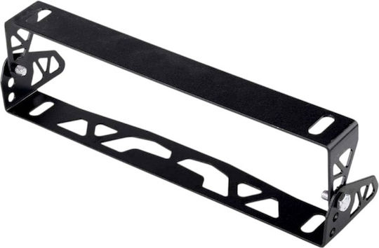 Car License Plate Frame Metallic Black 1pcs