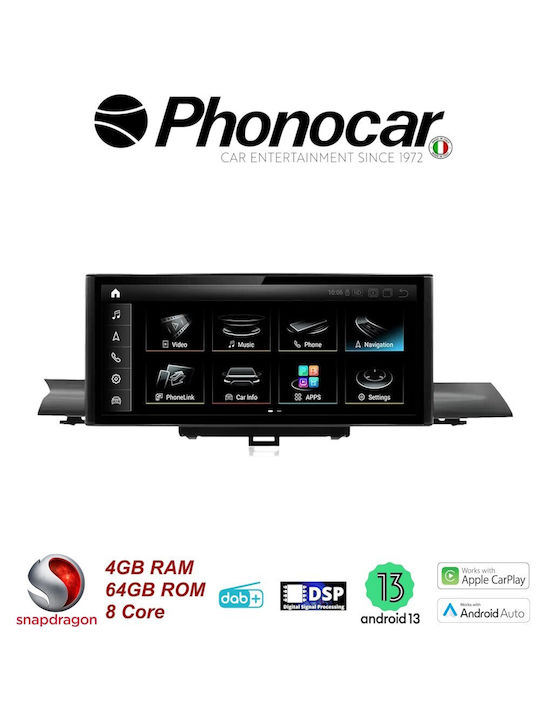 Phonocar Car Audio System for Audi A4 / Allroad / A4 (B9) / A4 (B9) Avant 2017>2019 (Bluetooth/USB/WiFi/GPS/Apple-Carplay/Android-Auto)