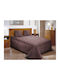 Matex Oriental Tagesdecke Einzelbett aus Polyester Braun 170x210cm
