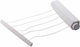 Wall Clothes Drying Rack Plastic with Hanging Length 3.75m