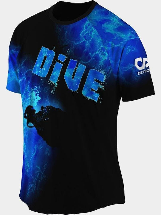 Athlon Aquaholics Blue Diving Blouse