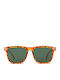 Smooder Unisex Sonnenbrille mit Braun Schildkröte Kunststoff Gestell AMS08