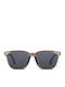 Smooder Unisex Sonnenbrille mit Gray Holz Gestell und Gray Linse X029