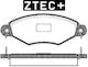 Ztec+ Предни Спирачни Дискове Peugeot