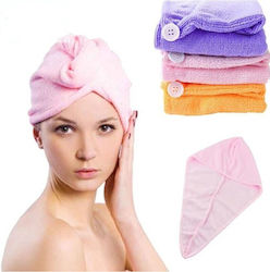 Πετσέτα Microfiber Μαλλιών Μπεζ Πετσέτα Microfiber Μαλλιών Μπεζ