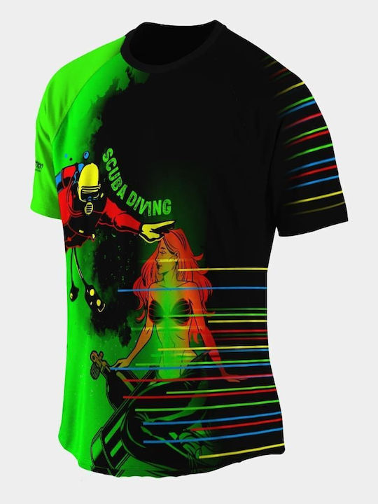 Athlon Taucher-T-Shirt Ozeanisches Geheimnis
