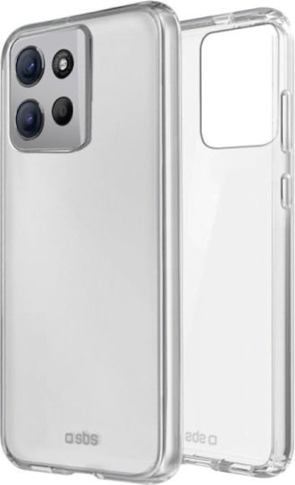 SBS 0.3 Skinny Задна корица Силикон Прозрачен (Moto G75)