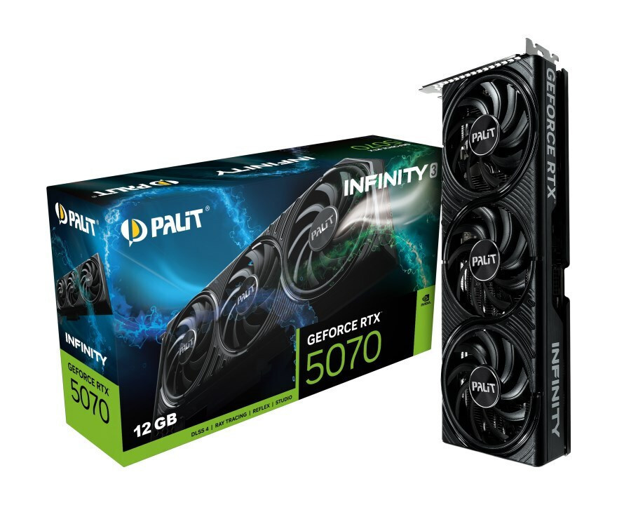 Palit GeForce RTX 5070 12GB GDDR7 Infinity 3 Κάρτα Γραφικών