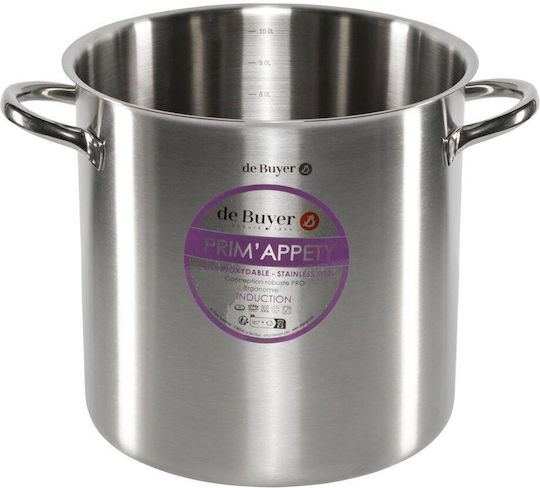 De Buyer Prim Appety Βαθιά Ανοξείδωτη Κατσαρόλα 5lt / 24cm