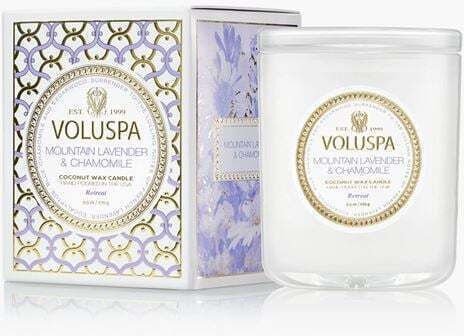 Voluspa Aromatic Candle in Jar with Lavender Perfume 9x9.5cm