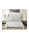 Matex Duvet Cover Set Cotton Single with Pillowcase 140x200 Blue