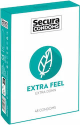 Secura Προφυλακτικά Extra Feel 48τμχ 52mm Natural