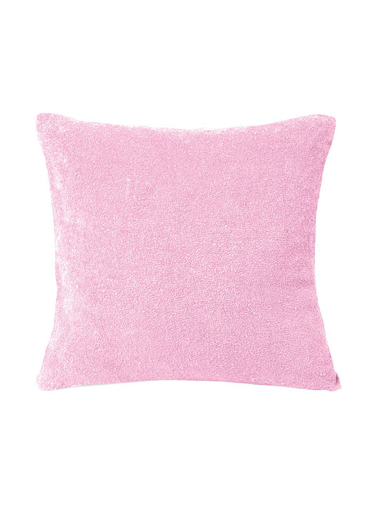 Matex Διακοσμητική Μαξιλαροθήκη Fleece Ροζ 40x4...