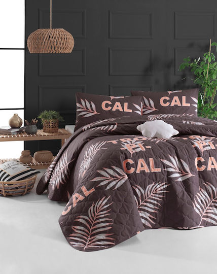 Enlora Home Paturi & cuverturi pat Set Semidublu Maro 180x225cm 2bucți Enlora Home Paturi & cuverturi pat Set Semidublu Maro 180x225cm 2bucți