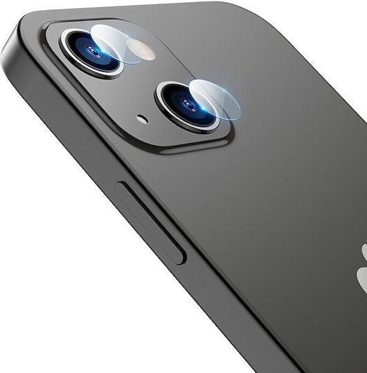 Hoco Προστασία Κάμερας Tempered Glass Μαύρο για το Apple iPhone 13 Mini