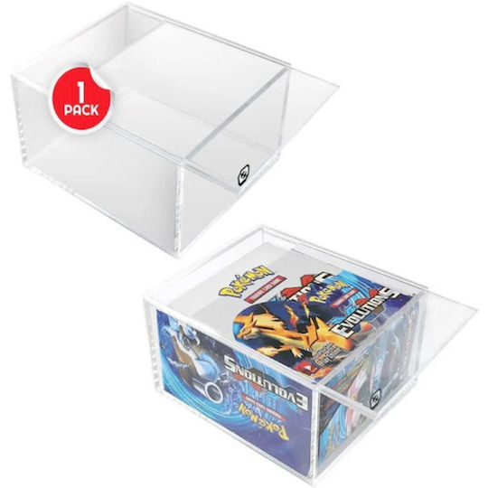 Evoretro Pokemon Deck Box Standard Size Διάφανο