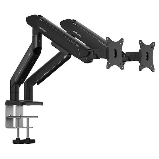 Anda Seat Βάση Γραφείου για 2 Οθόνες έως 42" με Βραχίονα (AD-W-A9-2S-BB)