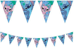 Stitch & Angel Disney Banner Deba Papierflagge Banner Stitch & Angel Disney 120 x 180 cm FSC 1 Stk