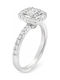 Breeze Ring with Zircon made of Silver