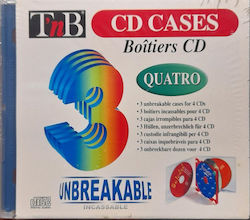 Θηκες Cd Dvd 4πλες 3 Τμχ