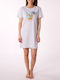 Summer Dress Grey Light