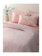 Palamaiki Nico Coverlet Queen Size Microfiber Pink 220x240cm