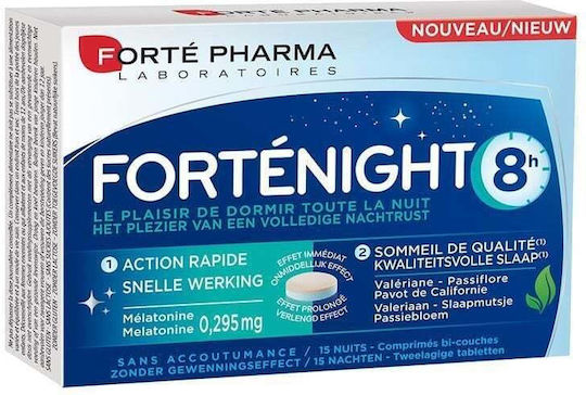 Forte Pharma Forte Nuit 8h Συμπλήρωμα για τον Ύπνο 15 κάψουλες
