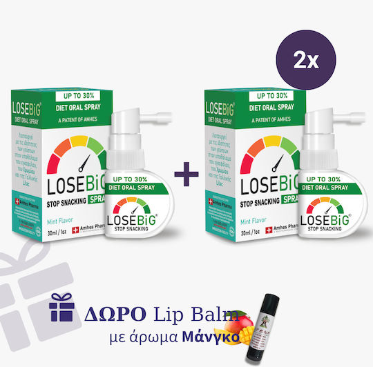 Amhes Συμπλήρωμα για Αδυνάτισμα 2 x 30ml Μέντα